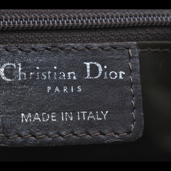 Authentic Christian Dior Trotter Romantique PVC Leather Brown Shoulder Bag - Picture 12 of 13